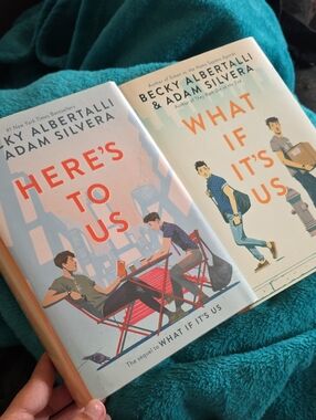 BECKY ALBERTALLI & ADAM SILVERA Paperback Book Set - Coral & Cream Covers